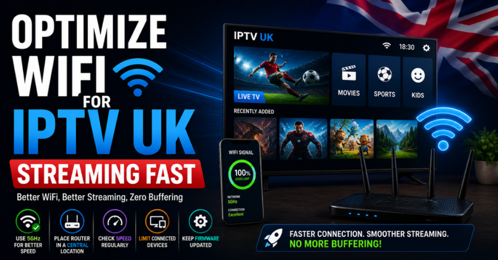 optimize WiFi for IPTV UK