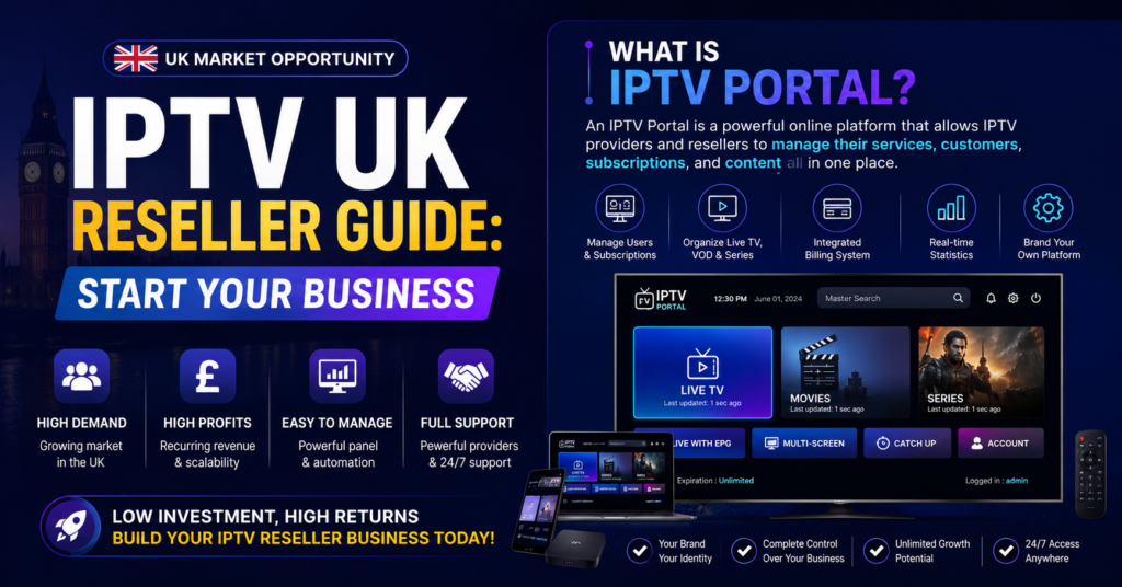 What Is IPTV Portal IPTV UK