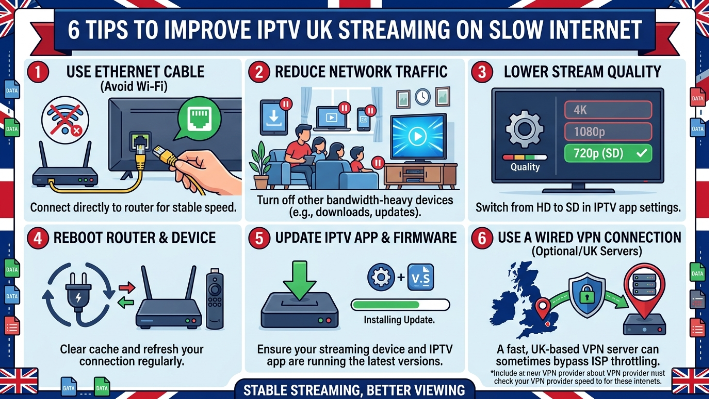 improve IPTV UK quality