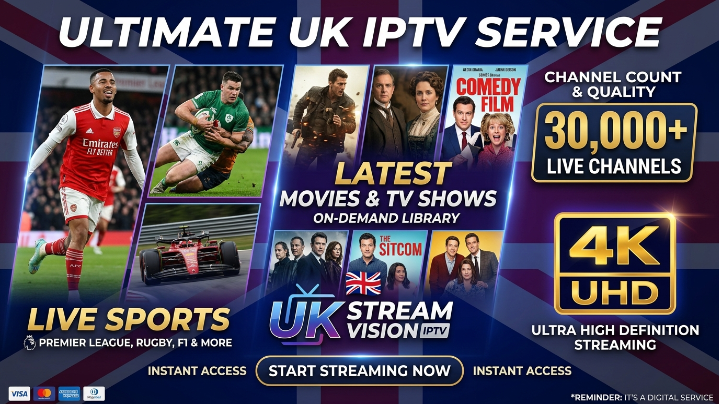 Premium IPTV UK Service