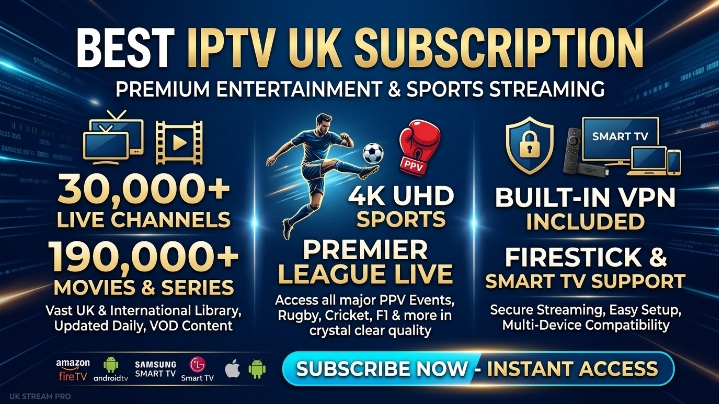 IPTV UK Cloud Subscription