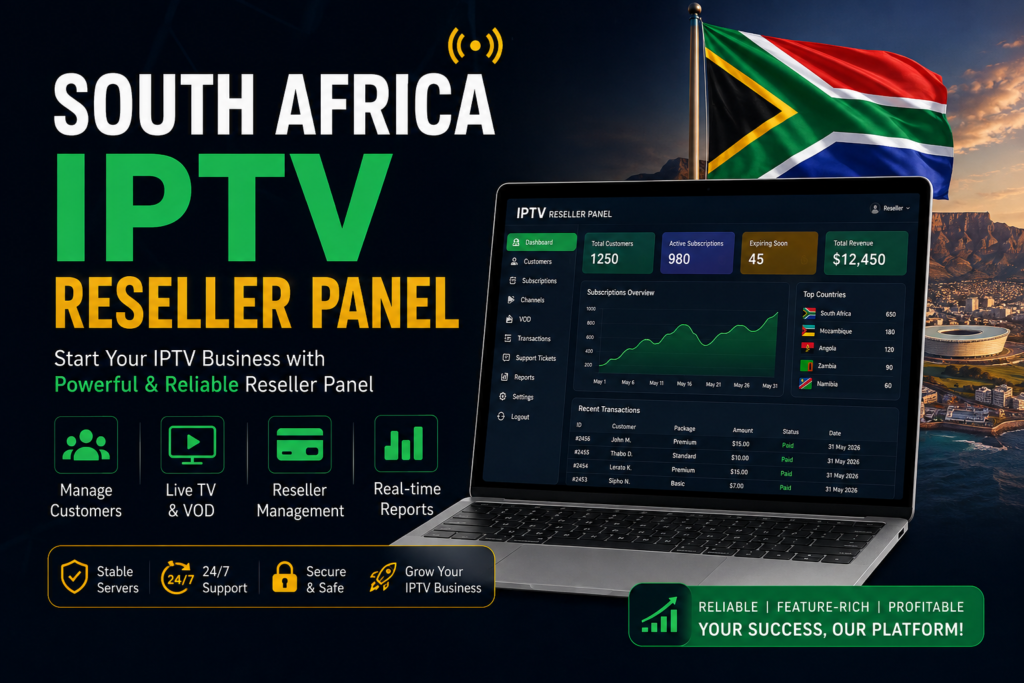 South Africa IPTV panel