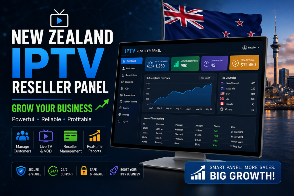 New Zealand IPTV Reseller