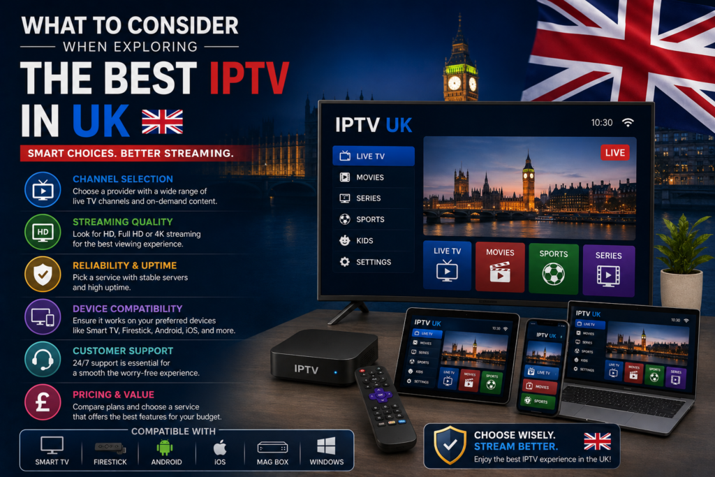 best IPTV UK considerations