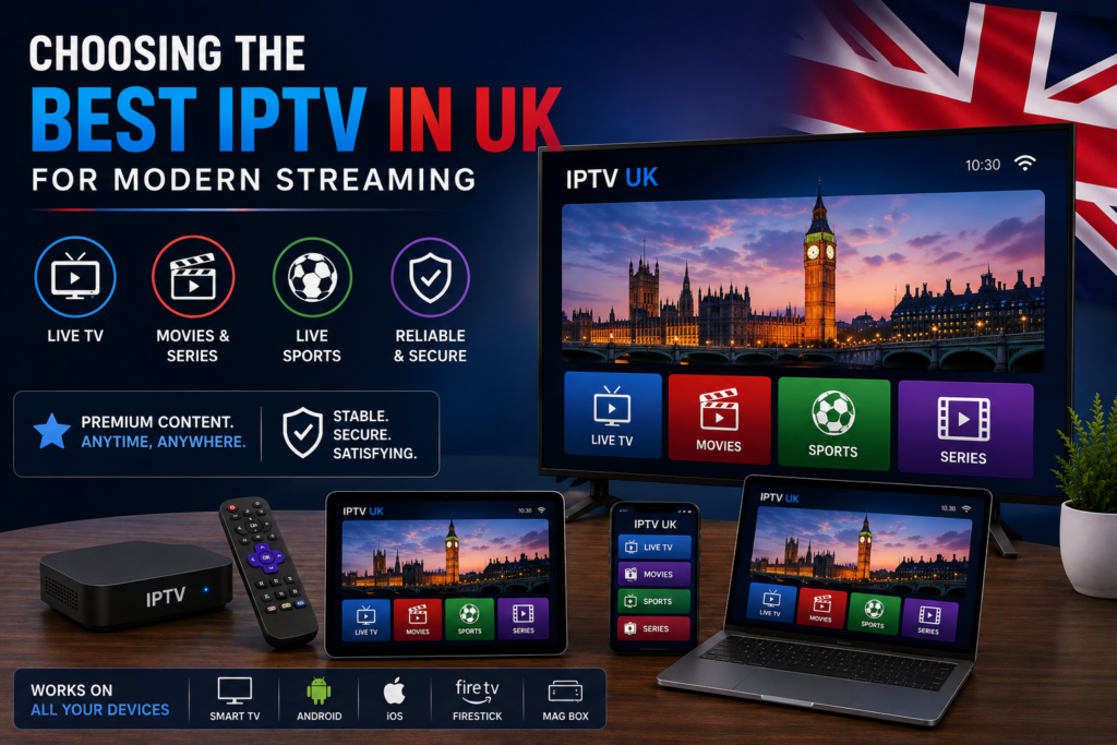 best IPTV UK modern streaming