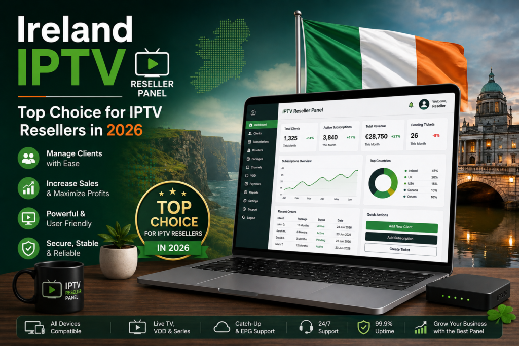 Ireland IPTV Reseller Panel