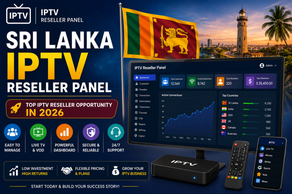 Sri Lanka IPTV Reseller Panel