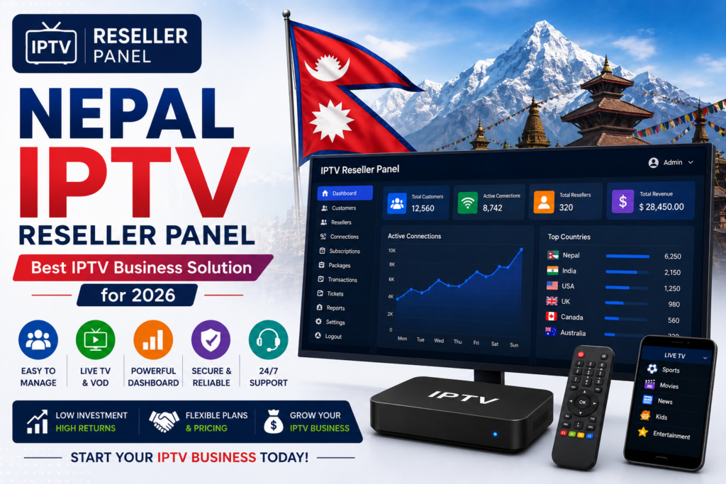Nepal IPTV Reseller Panel