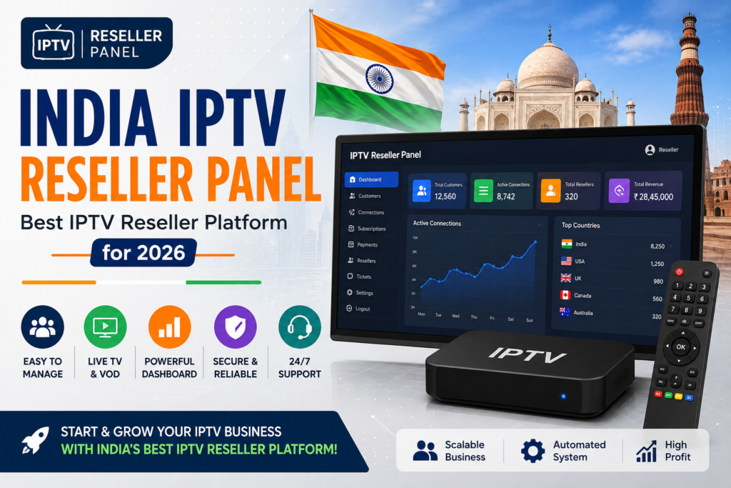 IPTV India Reseller Panel